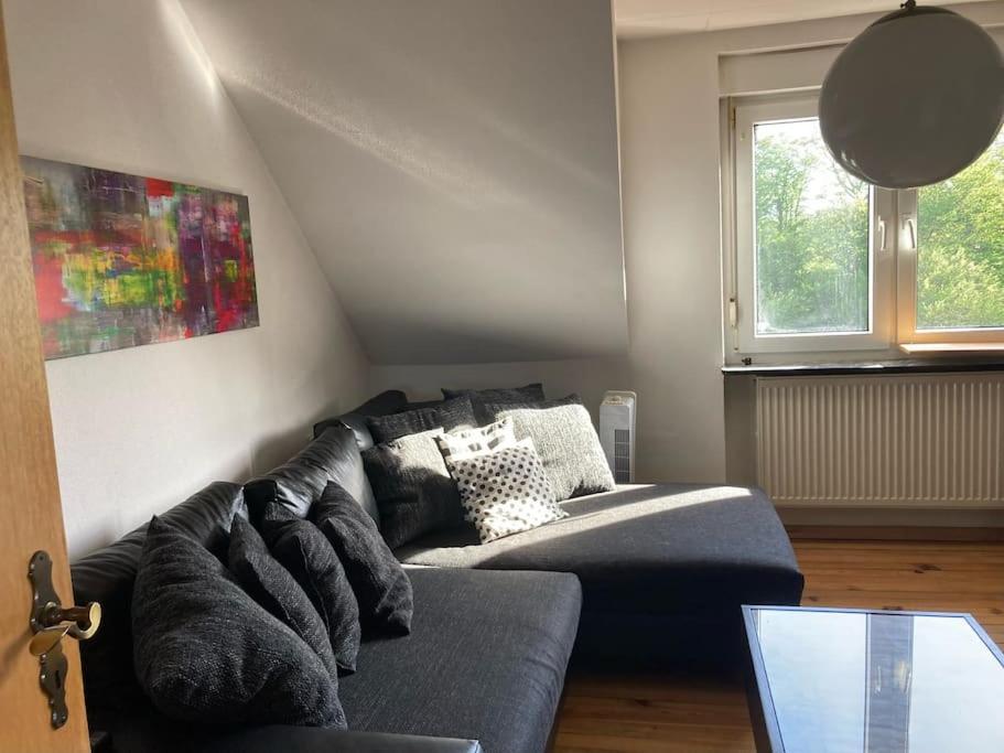Sonnige Etagen-Wohnung, Alleinige Nutzung, Wasserbett Neunkirchen  Bagian luar foto